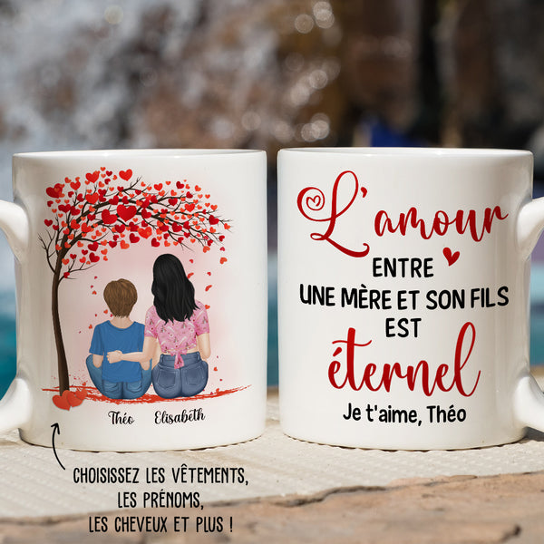 Mug Personnalisé - Pour Mon Fils - Devenir Plus Fort, Anniversaire Enfants,  Idee Cadeaux Enfants, Anniversaire De Mon Fils - TESCADEAUX