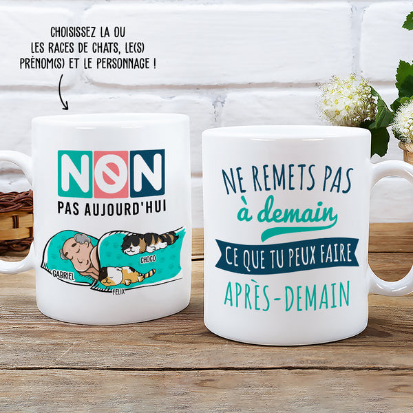 Mug Personnalisé - Jamais De Pause De Café Sans Toi - TESCADEAUX