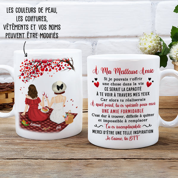 Tasses Pour Ami(e)s Et Sœurs, Cadeau Meilleure Amie, Mug Personnalisé ...