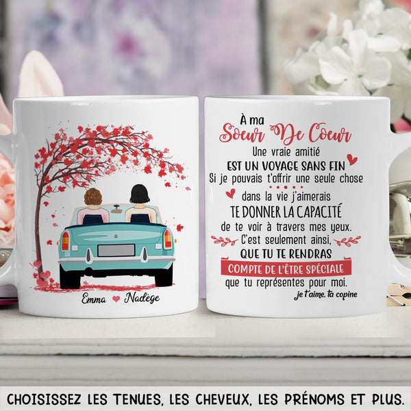 Mug Personnalisé - Ma Sœur De Cœur - TESCADEAUX