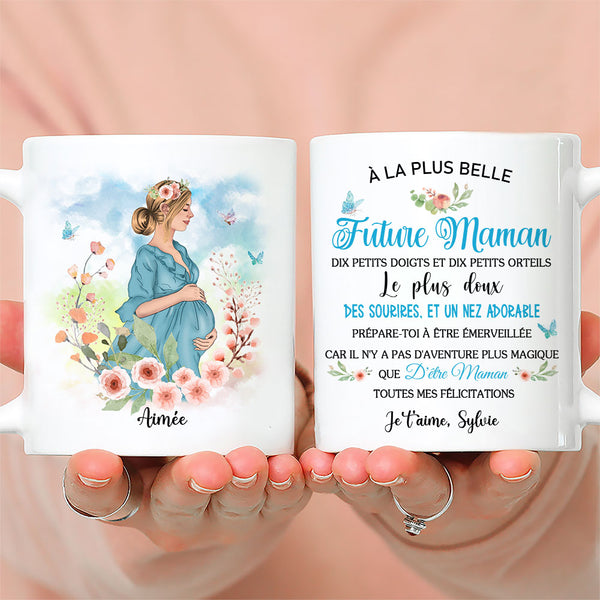 Mug personnalisé future maman - Cadeau original - Tendance Cadeau