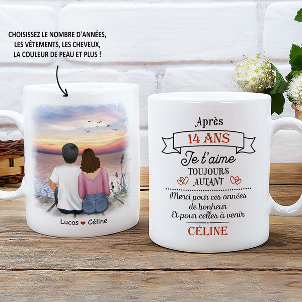 Mug pour Couple Marié: Tasses Originales pour Mariage & Anniversaires -  Totalcadeau