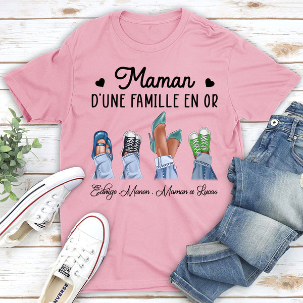 T-Shirt Personnalisé - Maman Je T'Aime Pas Pour Un Jour - TESCADEAUX