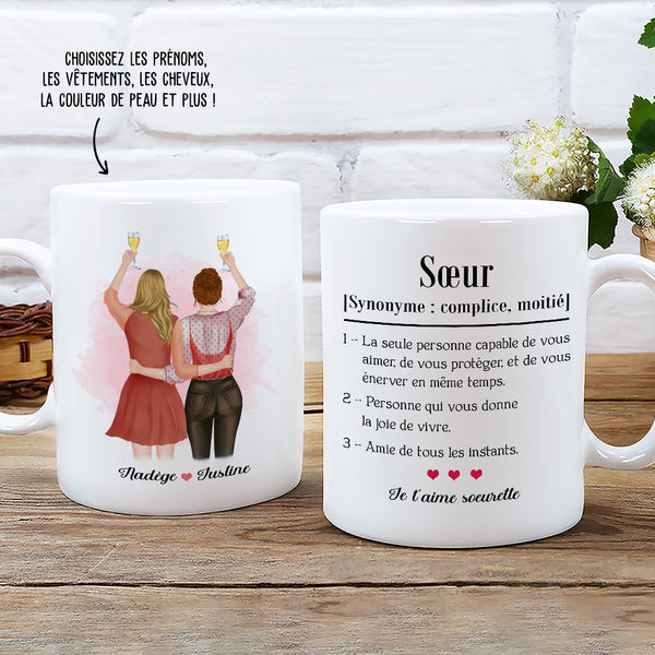 Mug DÉFINITION SŒUR - Le Roi du T-Shirt