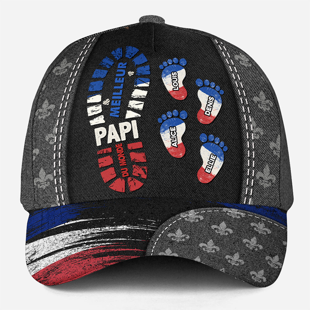 Casquette Classique Personnalisée - Meilleur Papi Du Monde 2