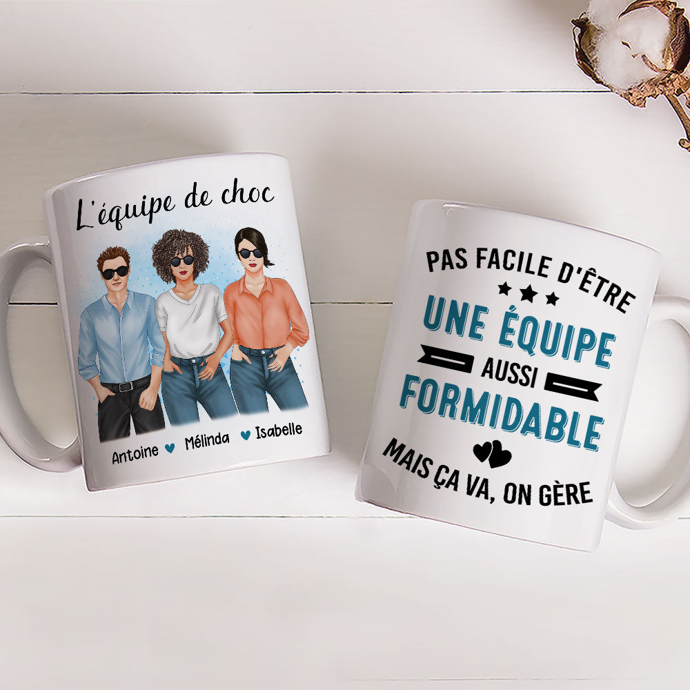 Mug Personnalisé - L'équipe de choc