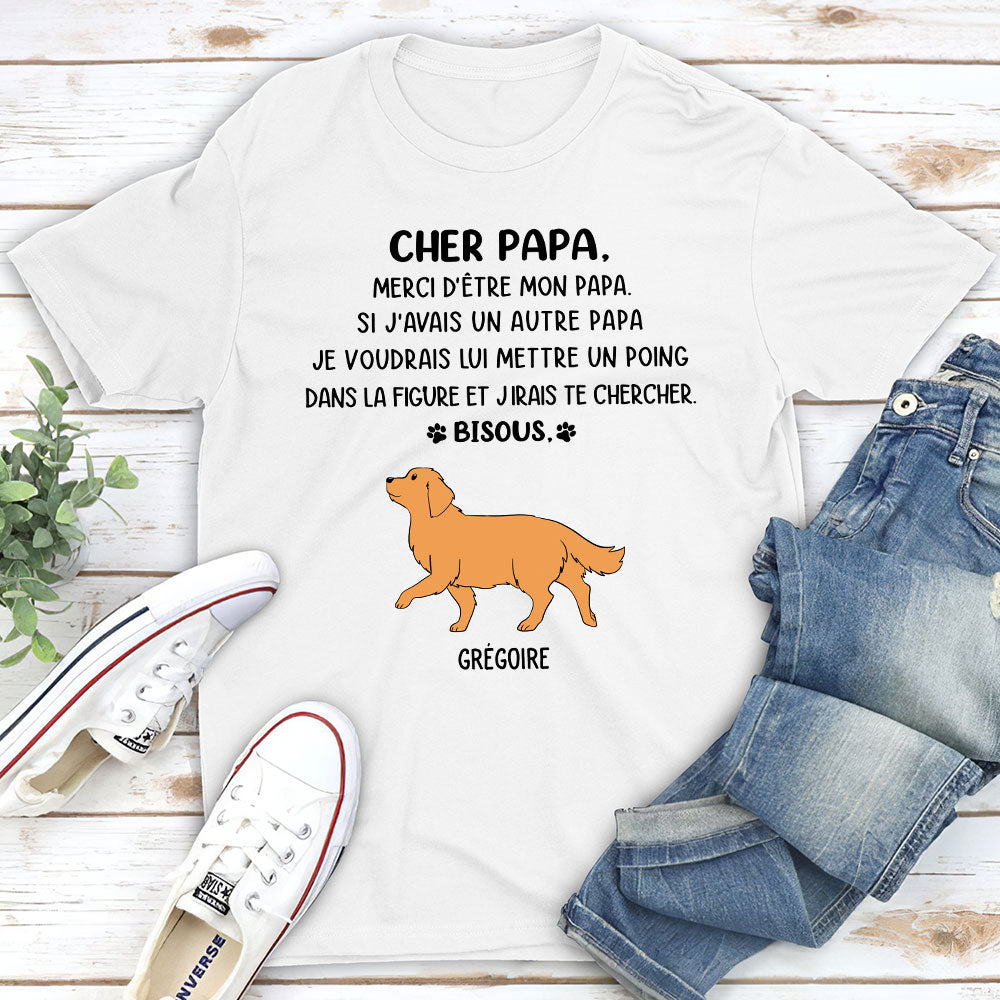 T-shirt Unisex Personnalisé - Cher Maman Bisous