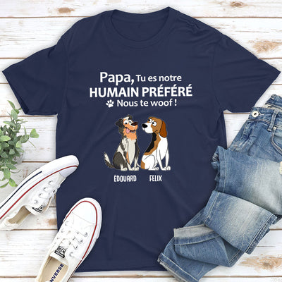 T-shirt Unisex Personnalisé - Papa Ou Maman