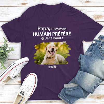 T-shirt Unisex Personnalisé - Papa Ou Maman