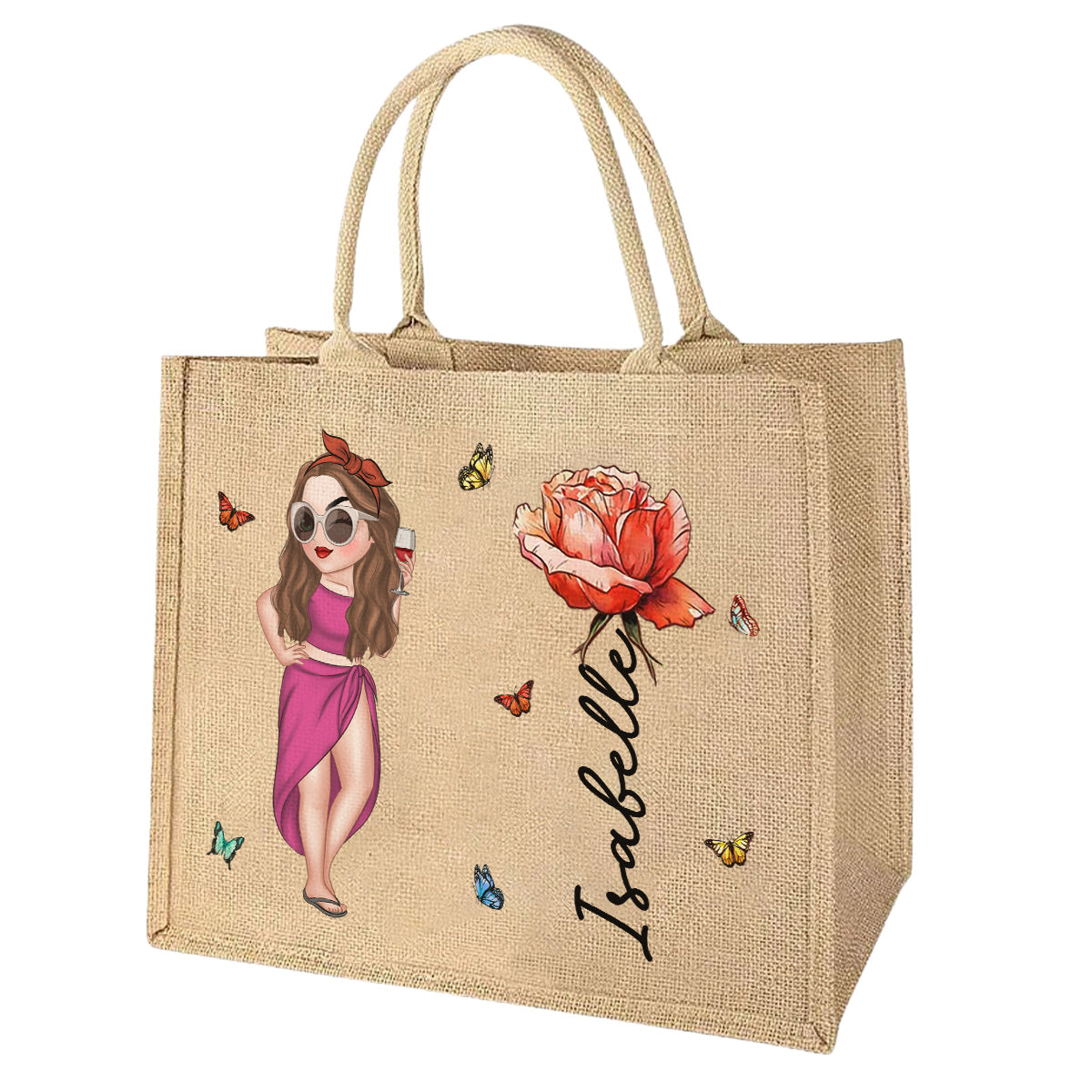 Sac En Jute Personnalisé  - Salut Plages