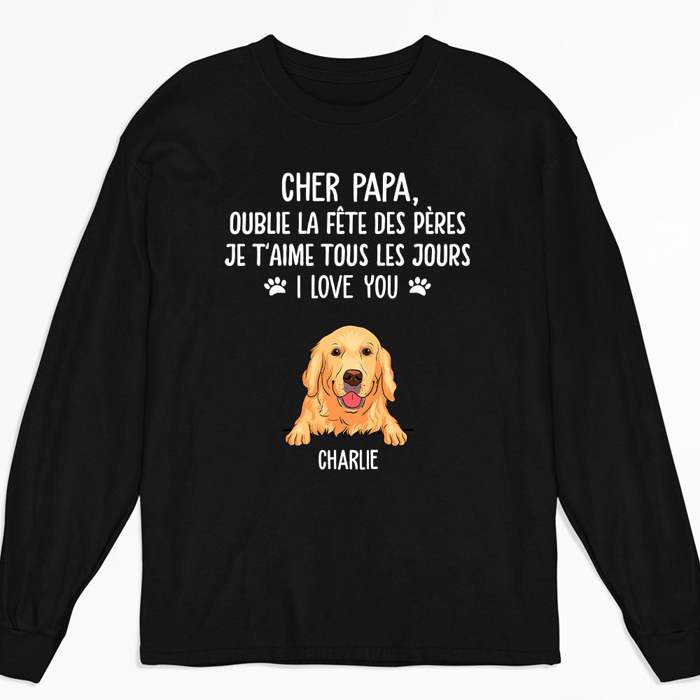 T-Shirt Personnalisé Manches Longues - Nous T'aimons