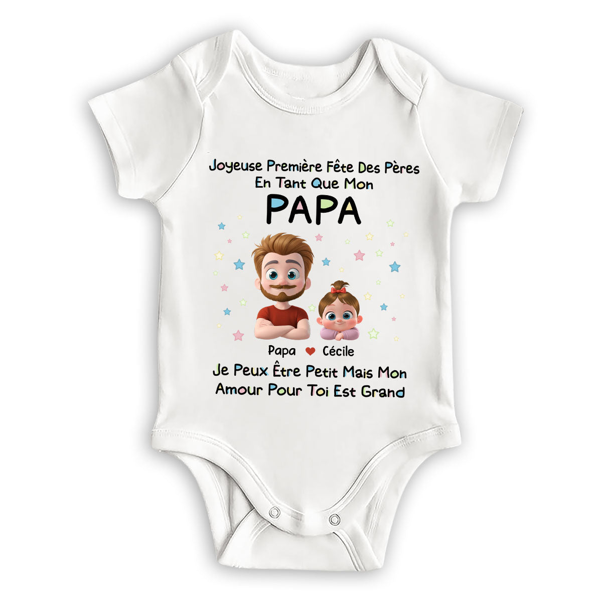 Amour Pour Toi Est Grand - Body Bébé Personnalisé