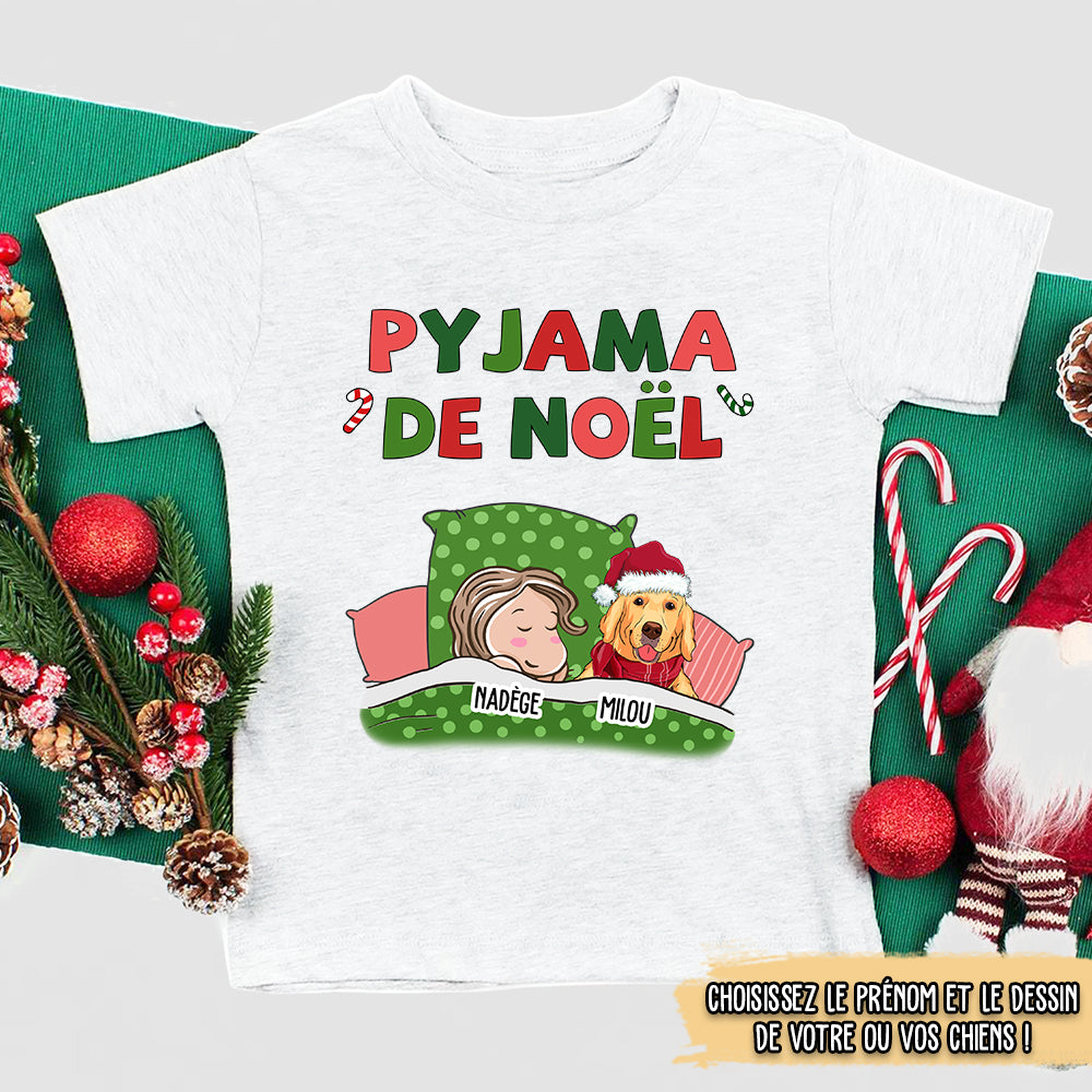 T-shirt Enfant Personnalisé - Pyjama De Noël