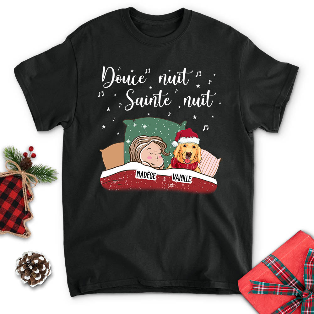 T-shirt Unisex Personnalisé - Douce Nuit, Sainte Nuit - Version 2