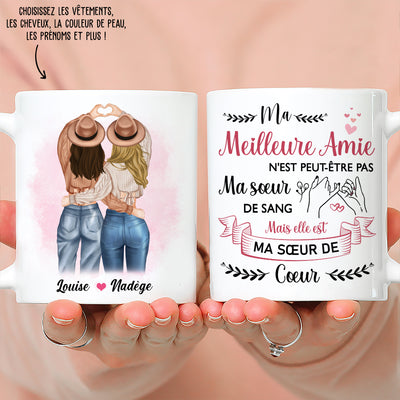 Mug Personnalisé - Ma Sœur De Cœur D‘Hiver