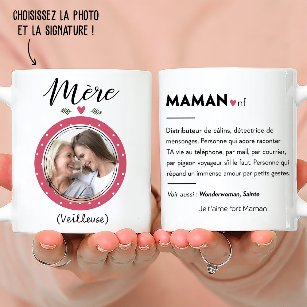 Mug Photo Personnalisé - Définition De Maman