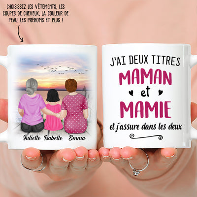 Mug Personnalisé - Mamie Et Maman Parfaite