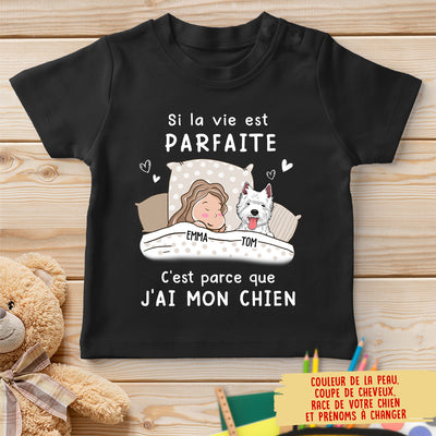 T-shirt Enfant Personnalisé - La Vie N‘Est Pas Parfaite Mais C’est Pas Grave