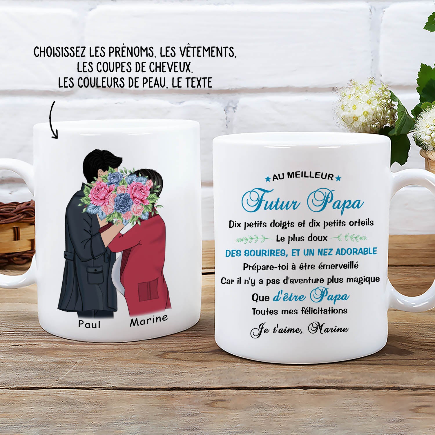 quotedazur - Mug Futur Papa Maçon En 2023 - Cadeau Humour Naissance 