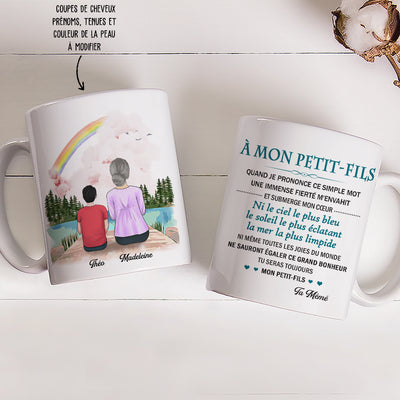 Mug Personnalisé - Fierté De Prononcer Le Mot “Mon Petit-Enfant”