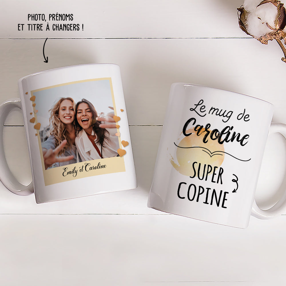 Mug Personnalisé - Le Mug De Super Copine/ Collègue/ Binôme