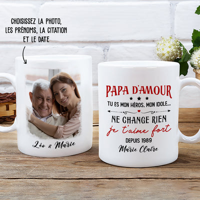 Mug Personnalisé - Papa Change Rien