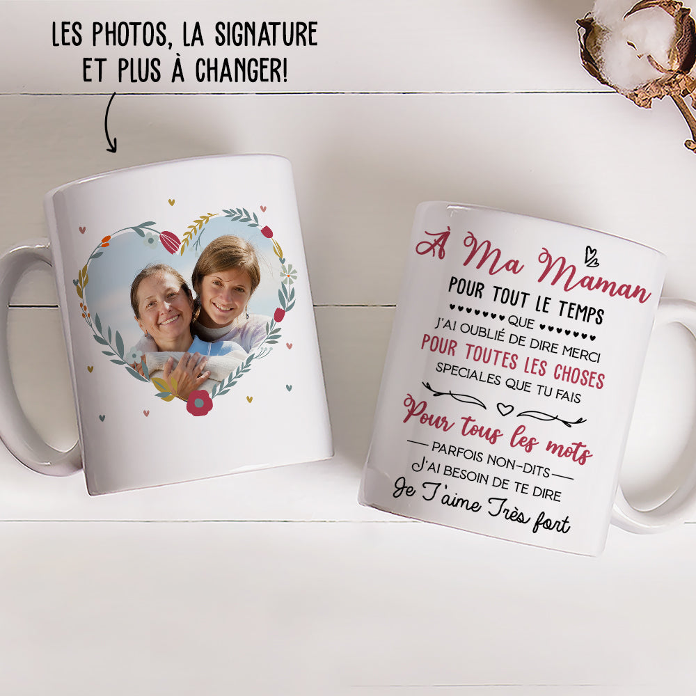 Mug personnalisé pour Maman  Cadeau personnalisé pour Sa Mère