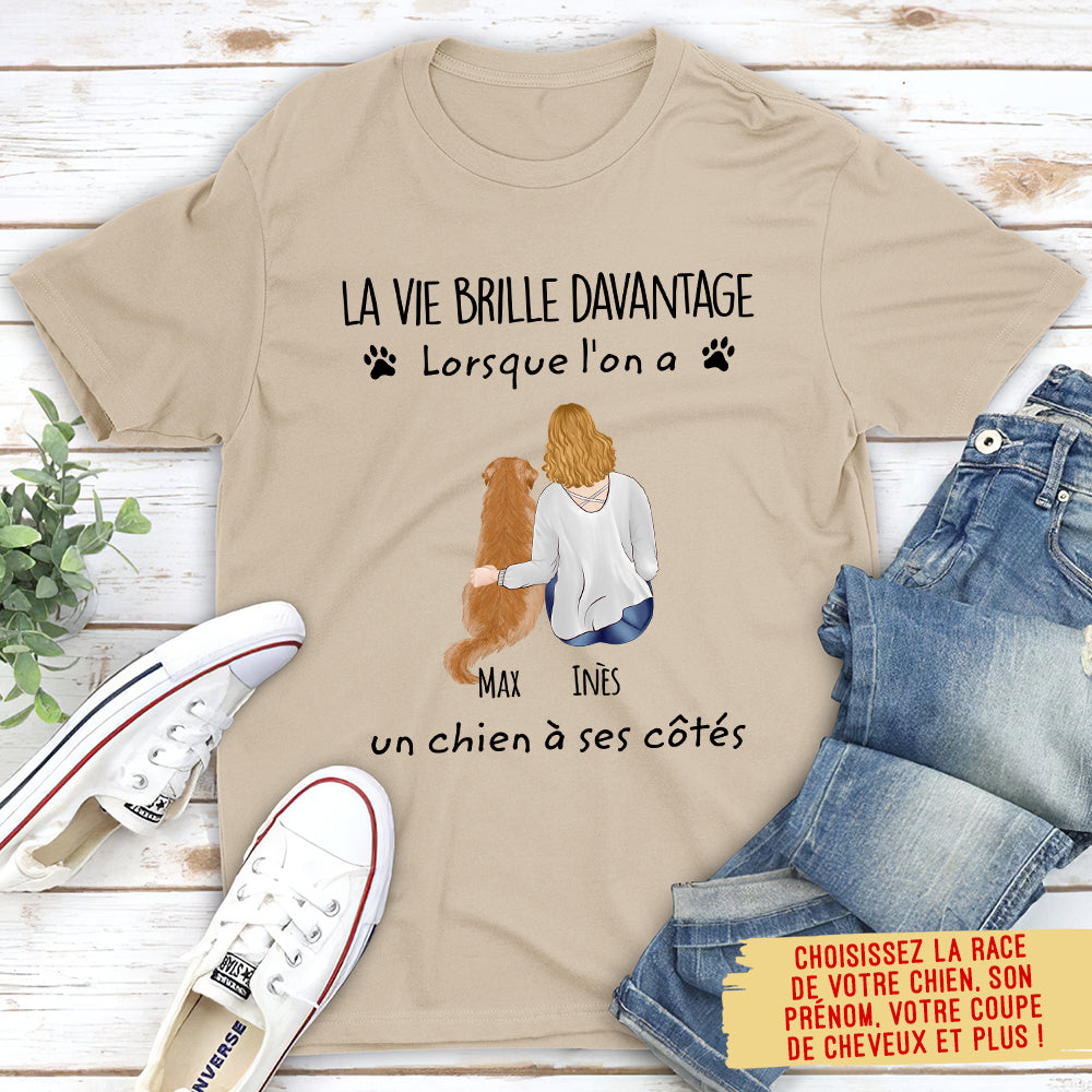 T-shirt Unisex Personnalisé - La Vie Brille