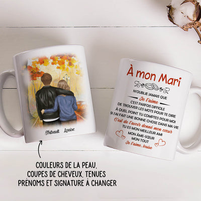 Mug Personnalisé - Ma Vie - Sœur - TESCADEAUX