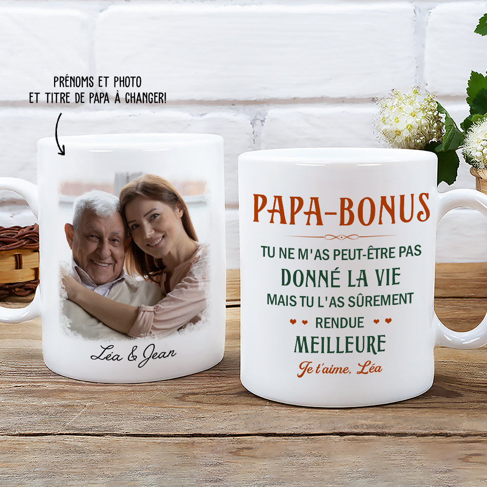 Mug Personnalisé - Merci Papa Bonus