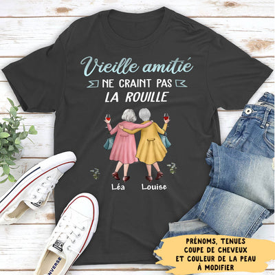 T-shirt Unisex Personnalisé - Vieille Amitié