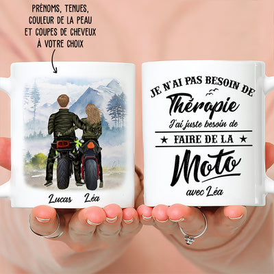 Affiche de couple personnalisée, Cadeau pour motard, Cadeau de