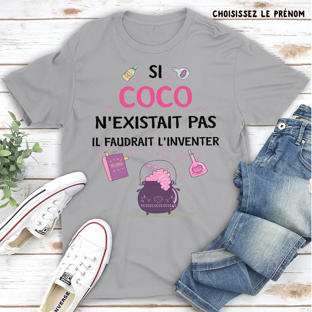 T-shirt Unisex Personnalisé - Si Tu N‘Existais Pas