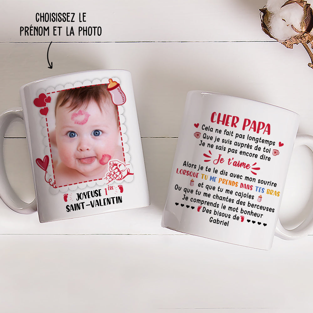 Mug Personnalisé - Première Saint-Valentin Comme Parents