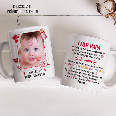 Mug Personnalisé - Première Saint-Valentin Comme Parents