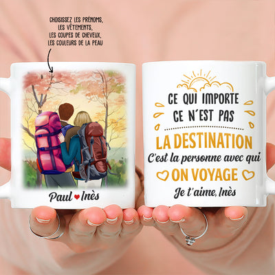 Mug Personnalisé - L‘Amour Rend Le Voyage Plus Interessant