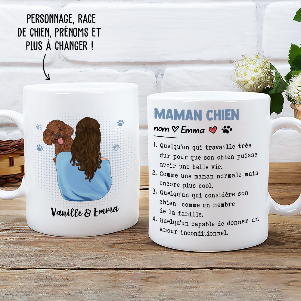 Mug Personnalisé - Définition D‘Une Maman Chien