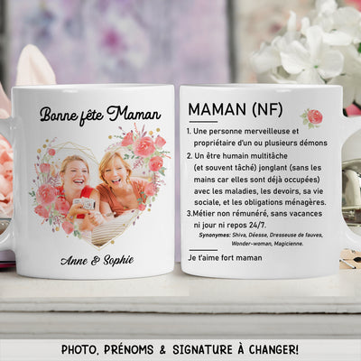 Mug Personnalisé - Définition De Ma Chère Maman