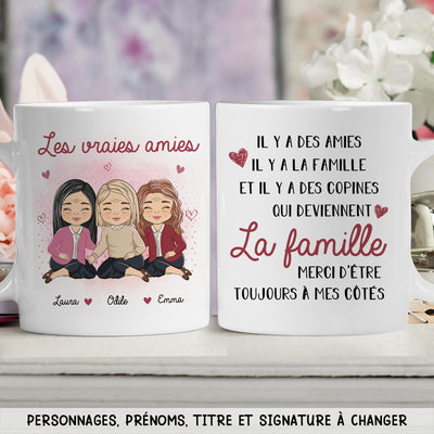 Mug Personnalisé - Des Copines Qui Deviennent La Famille