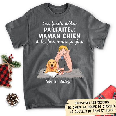 T-shirt Unisex Personnalisé - Maman/papa Chien Parfait(e)