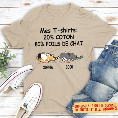 T-shirt Unisex Personnalisé - Mon Chat A Fait Ce T-Shirt