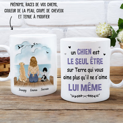 Mug Personnalisé - La Seule Chose Sur Terre Qui Vous Aime Le Plus