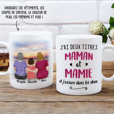 Mug Personnalisé - Mamie Et Maman Parfaite