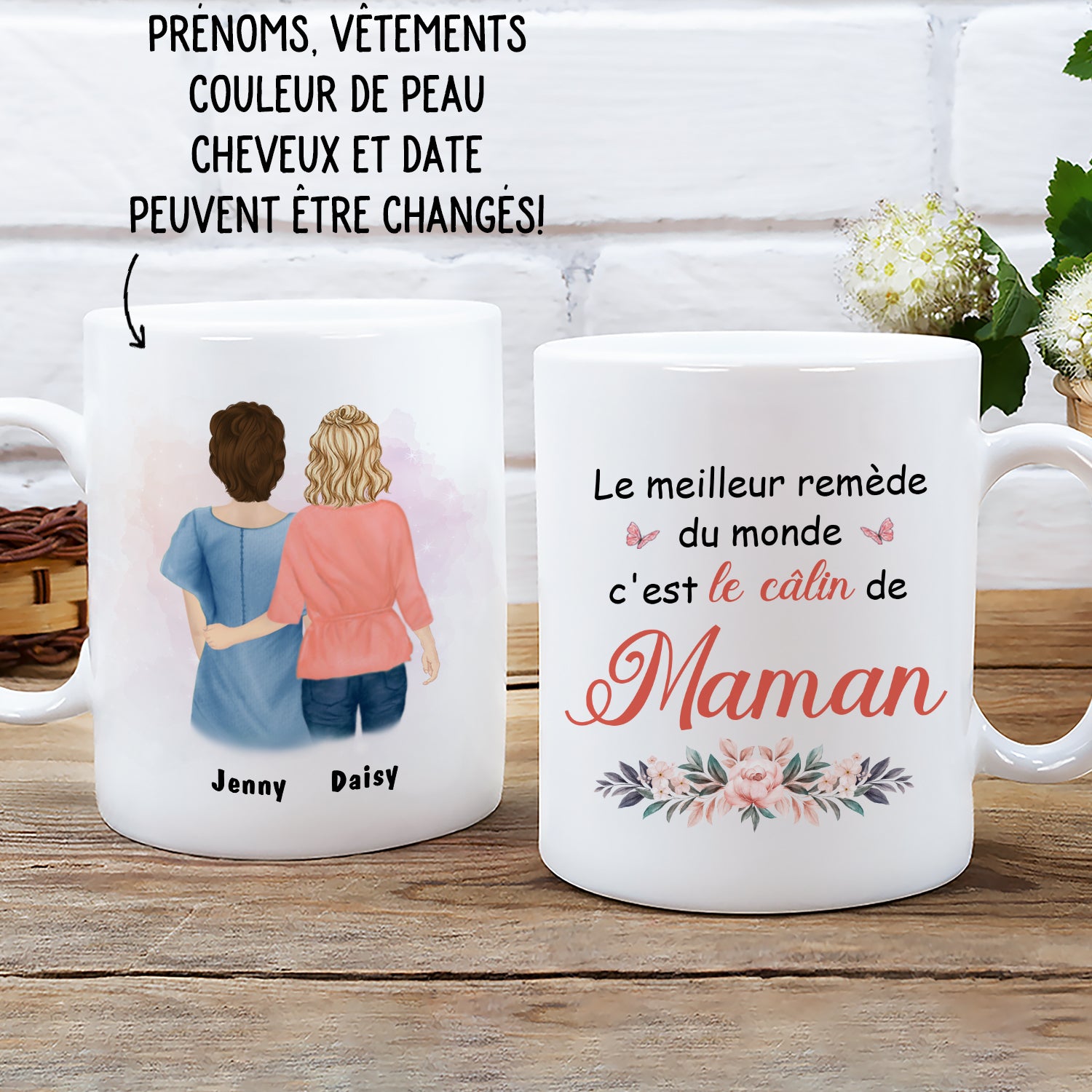 Mug Personnalisé - Maman Distributeur De Câlins