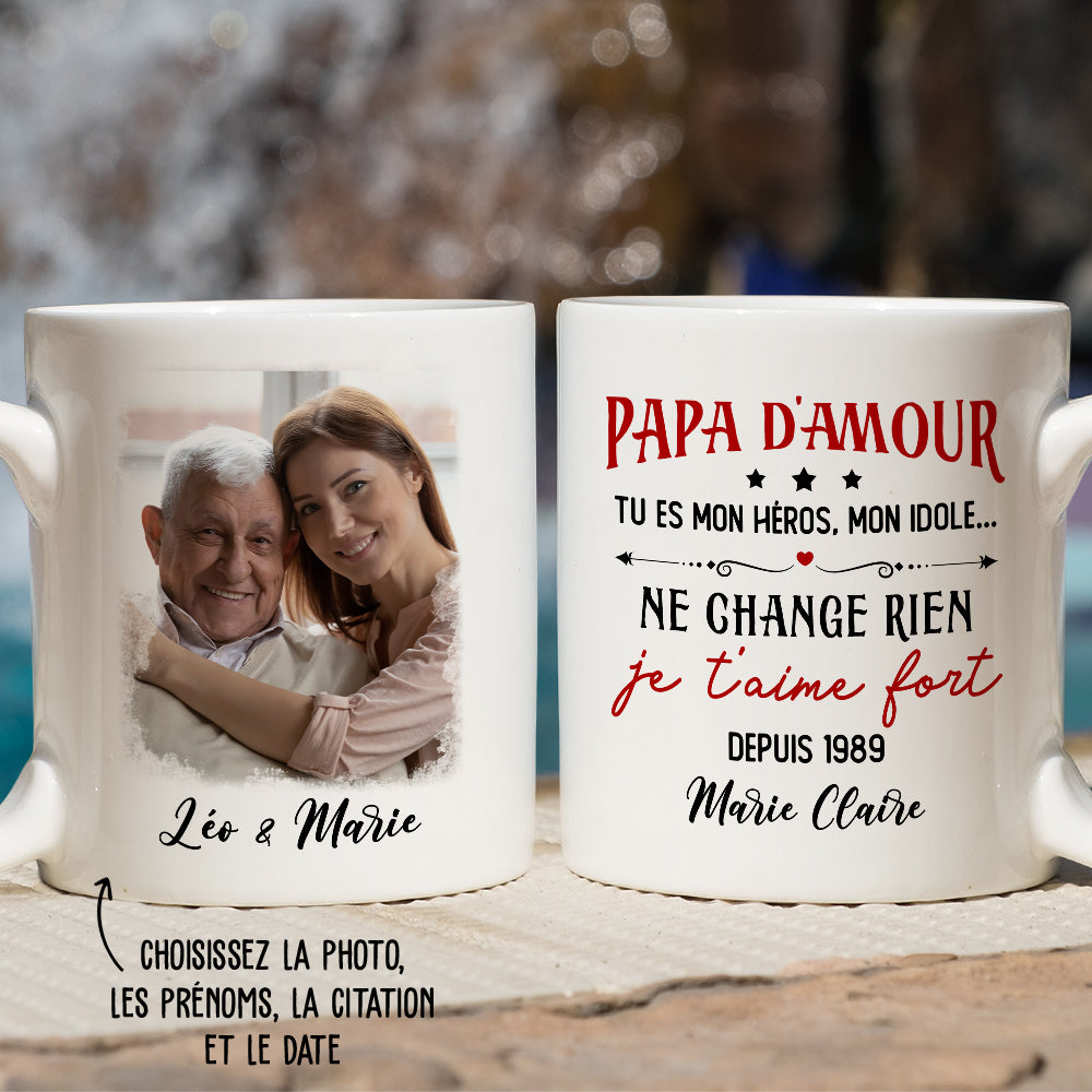 Mug Personnalisé - Papa Change Rien