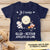T-shirt Enfant Personnalisé - Je T‘Aime Aller-Retour Juste Qu’à La Lune