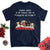 T-shirt Unisex Personnalisé - Se Réveiller Près De Quelqu‘Un Qui S’aime Chaque Matin (Version De Chien)