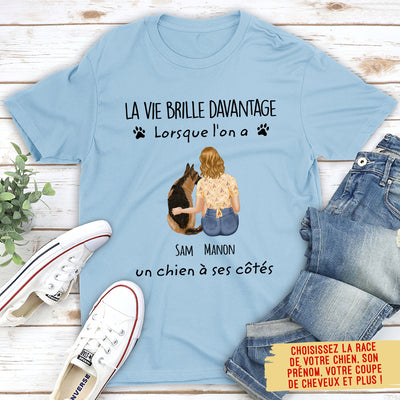 T-shirt Unisex Personnalisé - La Vie Brille