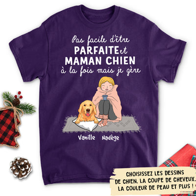 T-shirt Unisex Personnalisé - Maman/papa Chien Parfait(e)
