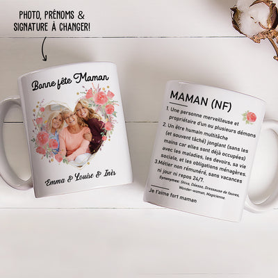 Mug Personnalisé - Définition De Ma Chère Maman